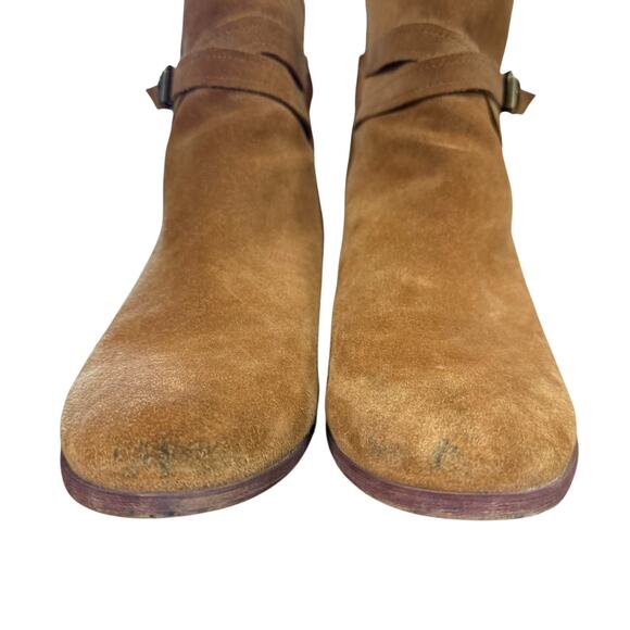 Sam Edelman Polina Suede Leather Chunky Block Heel Ankle Boots Booties Shoes 11 - Picture 7 of 16